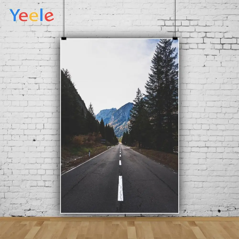Yeele лес горы фотографии фоны шоссе дорога комната украшения декорации