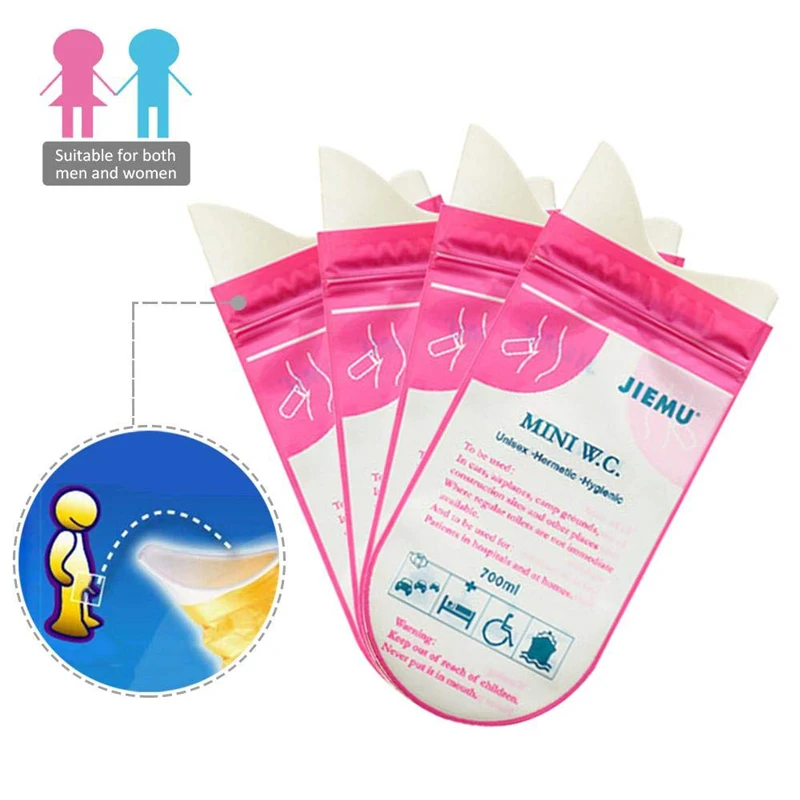 Походные мочевые сумки 700 мл одноразовый писсуар туалет аварийный портативный