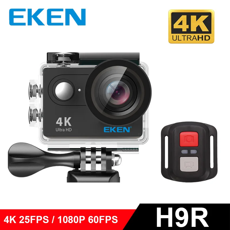 EKEN H9 H9R экшн камера Ultra HD 4k Wifi Спортивная 30m подводная Водонепроницаемая