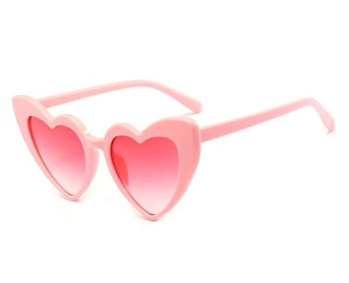 Женские розовые солнцезащитные очки в форме сердца женские вечерние оптовая