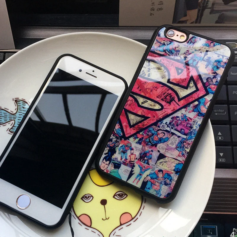 Мягкая силиконовая рамка с изображением капитана Супермена Америки и звезды