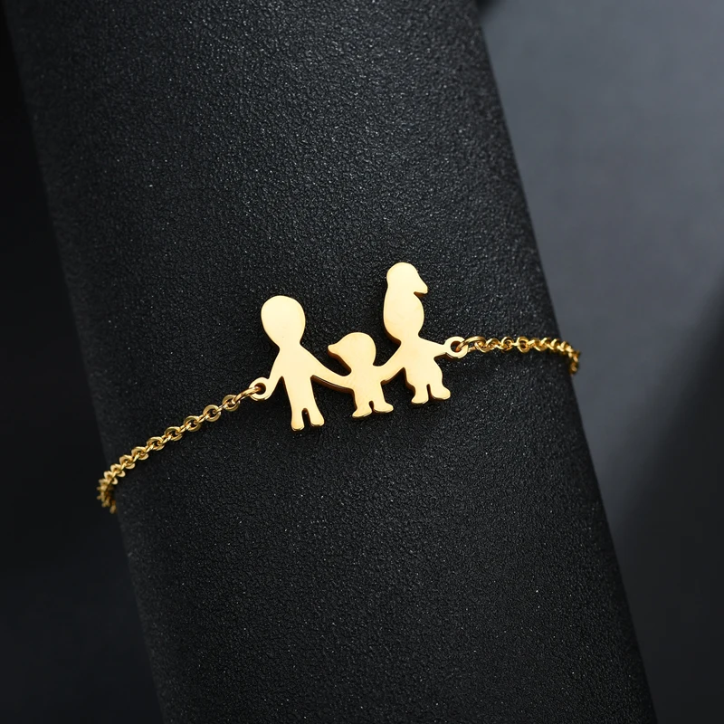 Женский браслет-цепочка из нержавеющей стали YUKAM браслет с круглой регулируемой