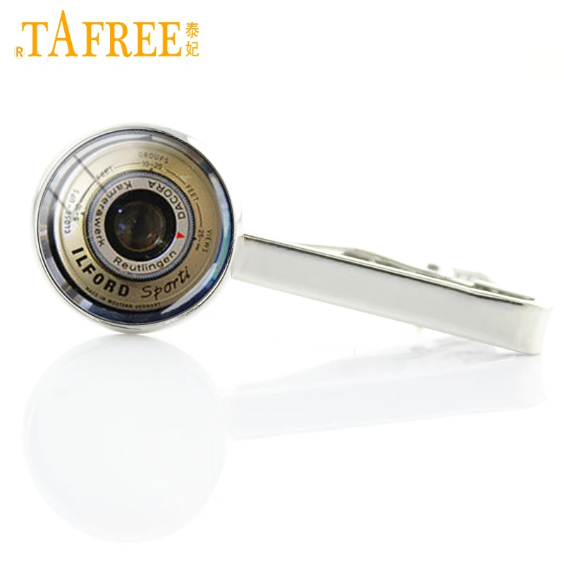 

TAFREE камера объектив картина галстук булавка официальная одежда Галстук Зажим Драконий глаз кошачий глаз Мандала интересная Женская бижуте...