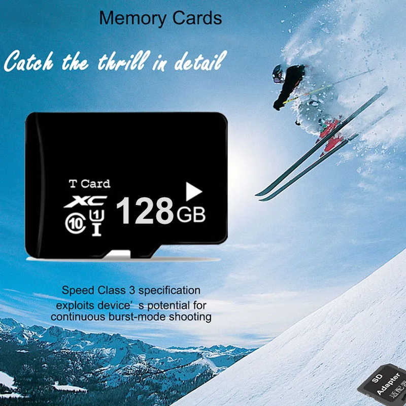 Карты памяти 64 ГБ для Micro SD карты 32 8 16 4 класс 10 Гб TF телефона камеры Розничная
