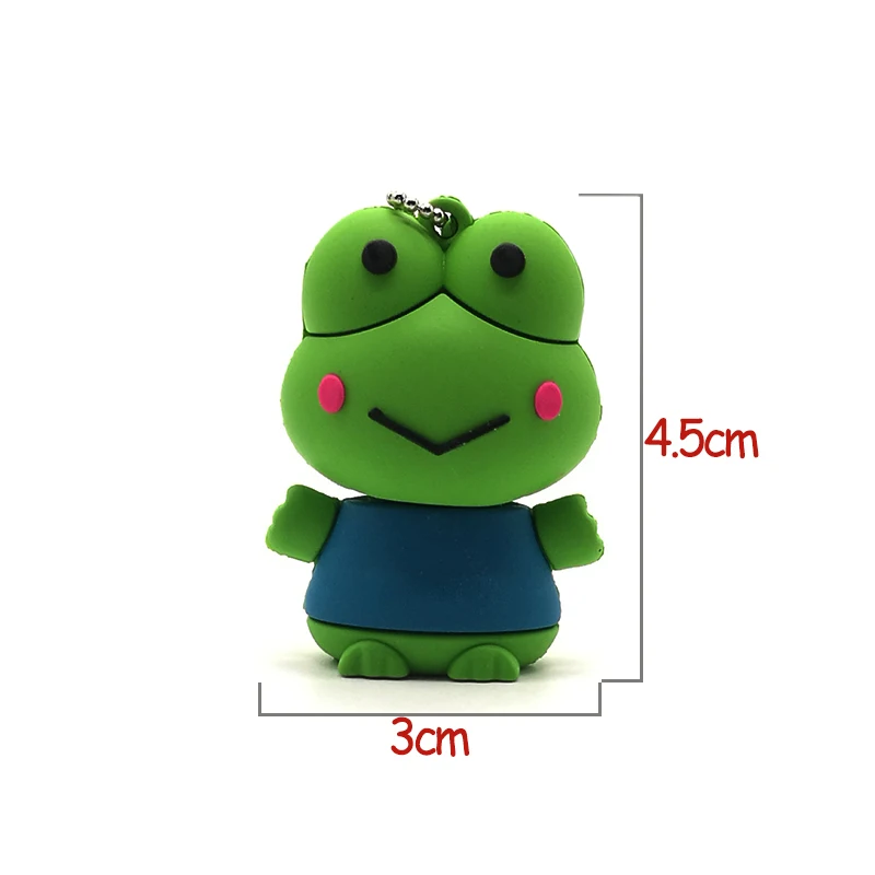 USB stick cartoon frog pen drive 4GB 8GB 16GB 32GB cute memory personalized gift pendrive real capacity usb flash | Компьютеры и офис