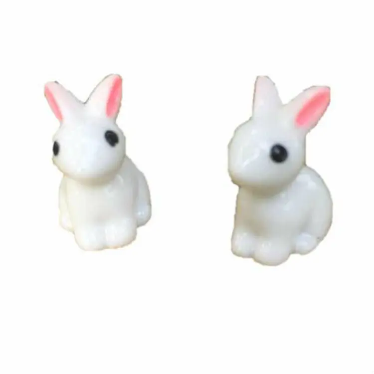 Micro landscape ornaments Tuzki small ears rabbit resin crafts Tea Pet | Дом и сад