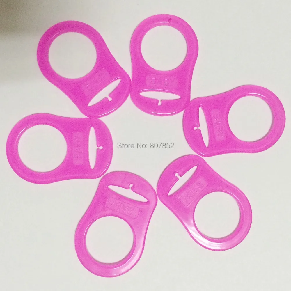 30 шт. прозрачные силиконовые переходные кольца для детских пустышек без BPA