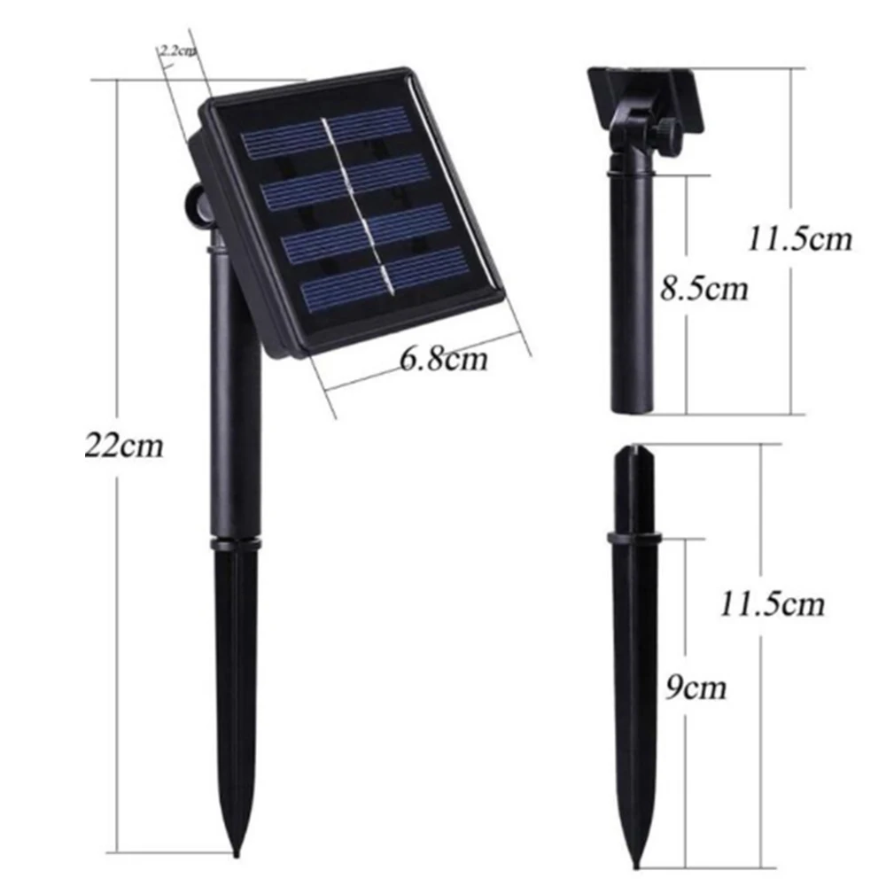 

20/30 Led String Lights Outdoor Dragonfly Shaped Merry Christmas Garland Street Solar Led Light String Holiday Decor