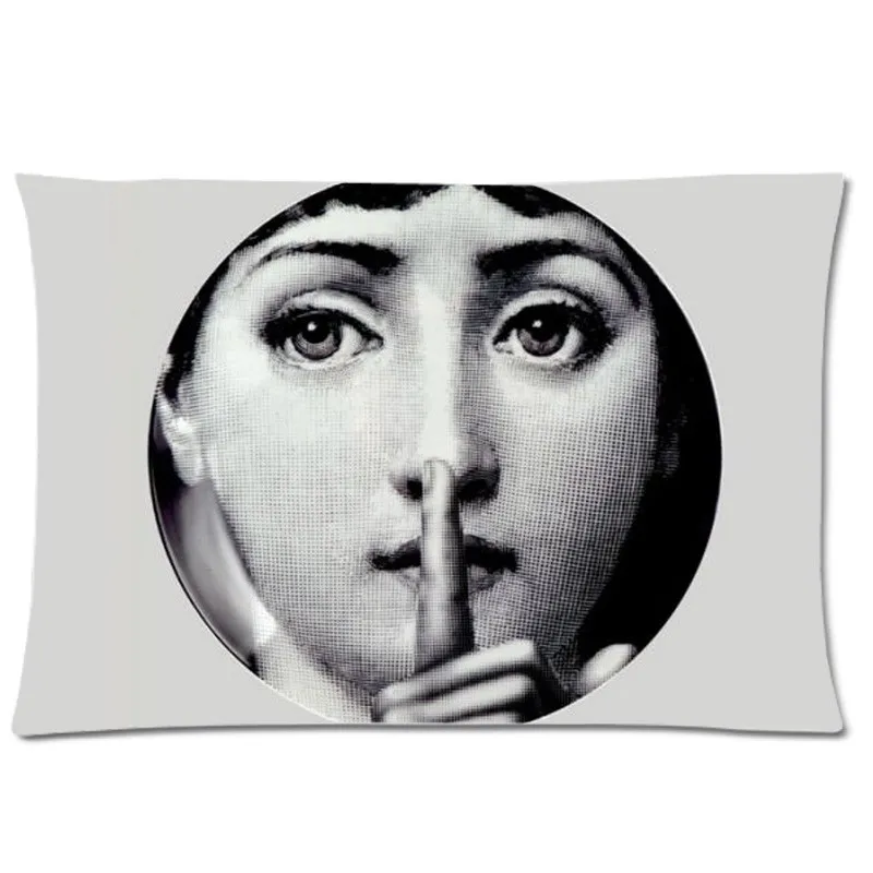 4 Rosenthal Piero fornasetti рабочий двусторонний чехол для подушки, декоративный чехол для подушки, подушка из полиэстера, прямоугольный чехол для подушки 20*30 дюймов - Цвет: 4