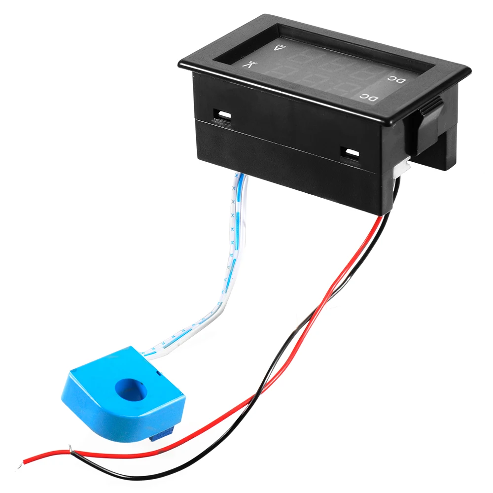 DC 5 100 В Вольтметр Амперметр 50А Красный Зеленый СВЕТОДИОД Панель Amp Цифровой Вольт