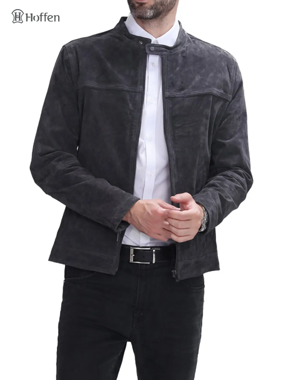 Мужская мотоциклетная куртка с воротником стойкой на молнии|overcoat men|overcoat maleovercoat