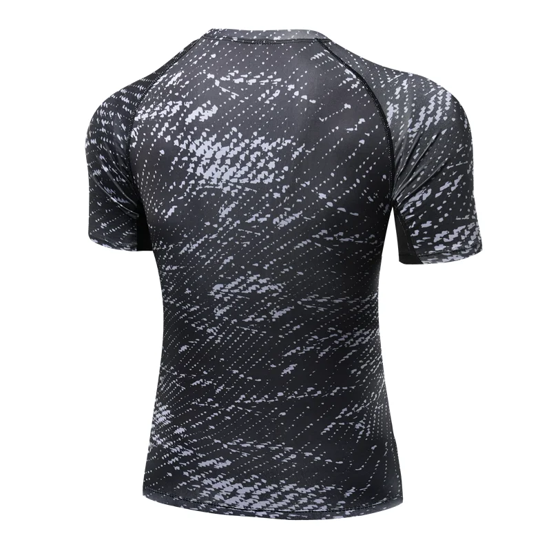 Мужская быстросохнущая Топ для кроссфита футболка фитнеса бодибилдинга с