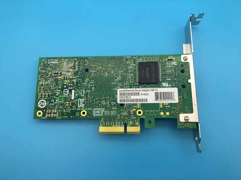 Новый адаптер I350AM2 I350-T2 для сервера Gigabit Ethernet с двумя портами PCI-Express сетевая карта