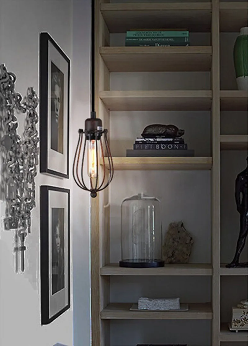 Новый современный потолочный светильник в стиле ретро промышленный