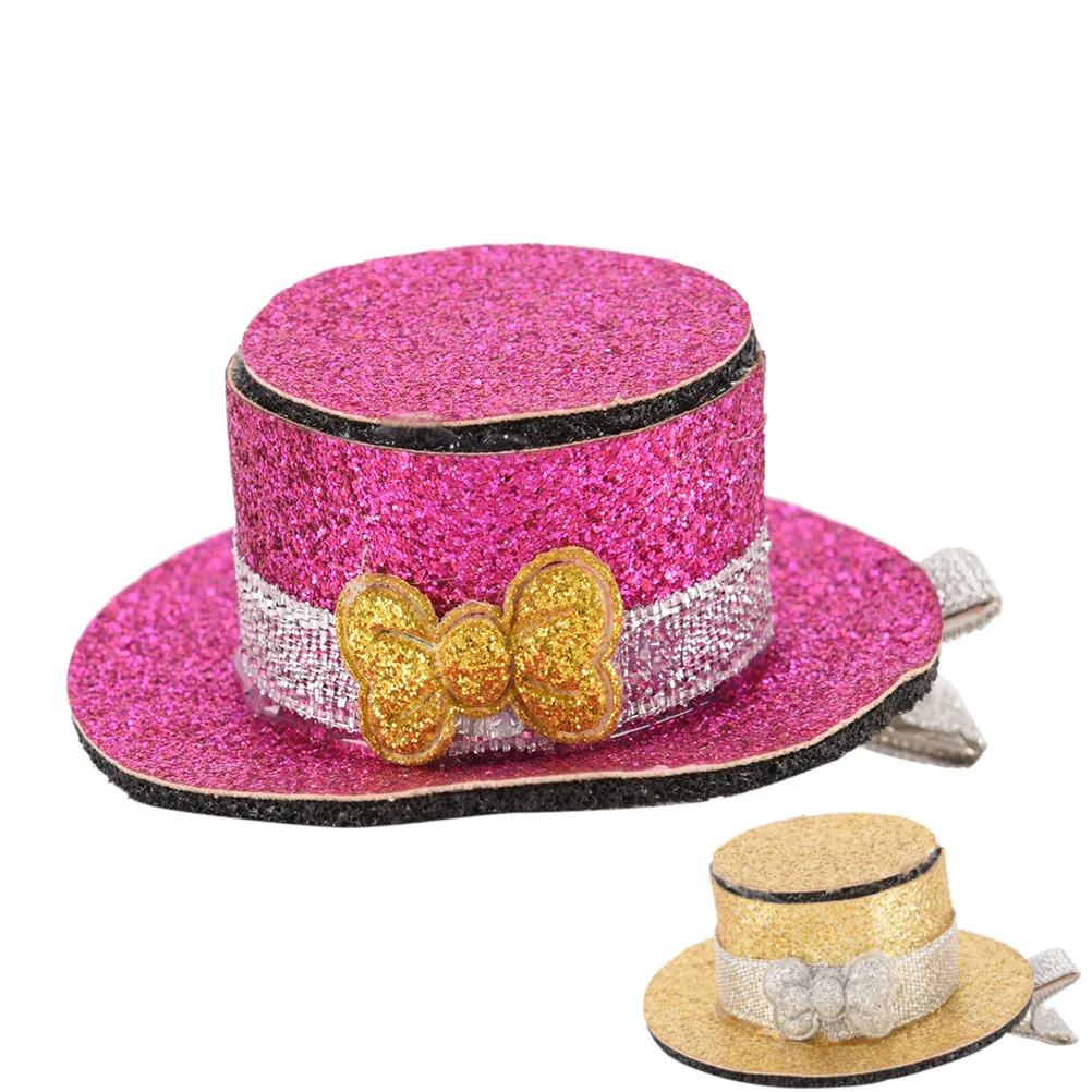 1 шт. очаровательный подарок собака кошка верхняя шапка заколка для щенка Блестки