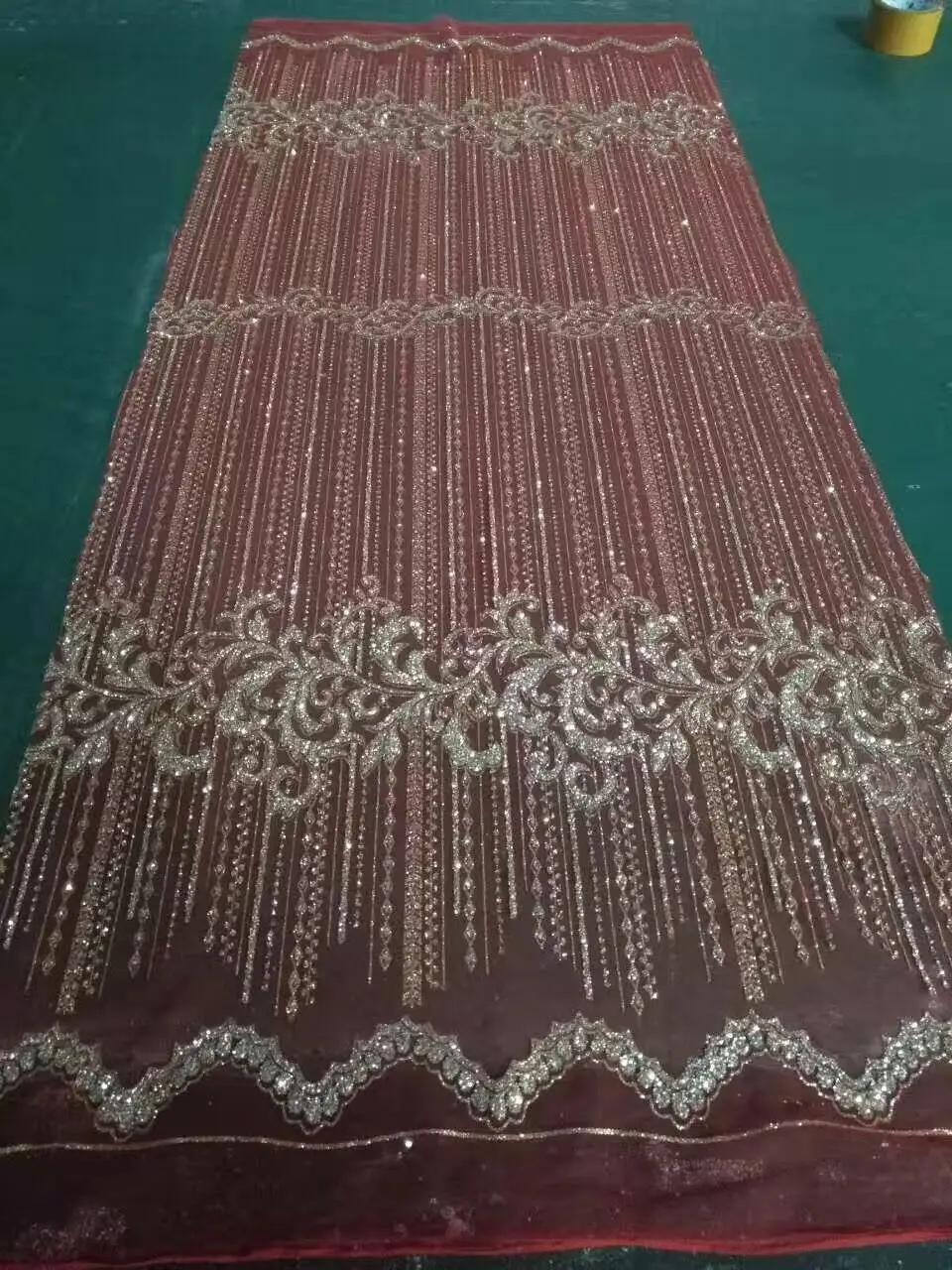 

High quality S-9127 African glitter net lace fabric hot selling french net material 5y/lot for wedding dress
