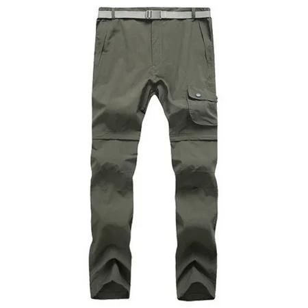 army green LoClimb женские съемные анти-УФ походные брюки женские летние водонепроницаемые уличные спортивные брюки треккинговые Короткие Брюки с карманами, AW089 - Цвет: army green