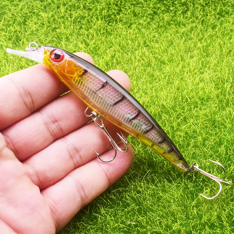 1 шт. Minnow приманки для ловли рыбы 110 мм 13 5g воблеры и крутящиеся искусственные