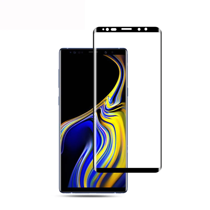 Для samsung Galaxy Note 9 Примечание 8 Экран протектор Стекло полное покрытие 3D закаленное