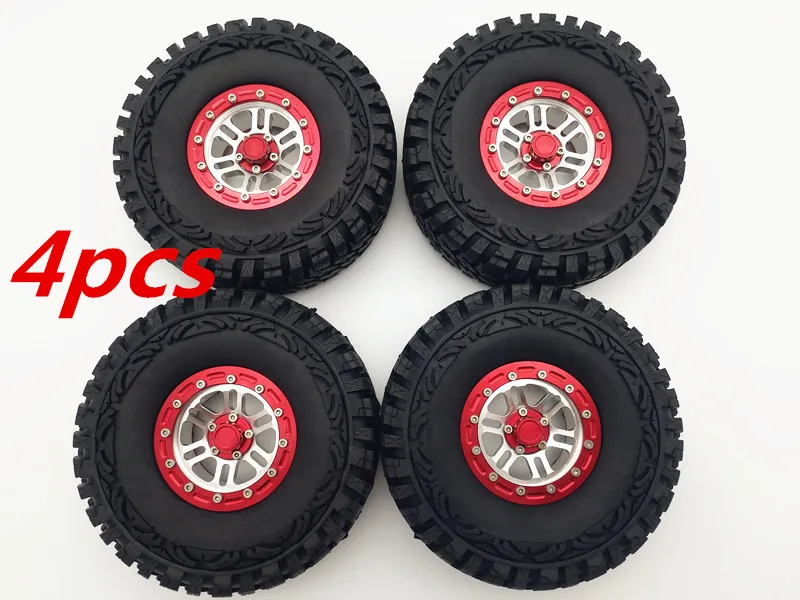 4 шт. 1," Beadlock обод колеса покрышки для 1/10 RC Рок Гусеничный осевой SCX10 90035 90022 90046 90047 RC4WD D90 D110 TF2 Traxxas TRX-4