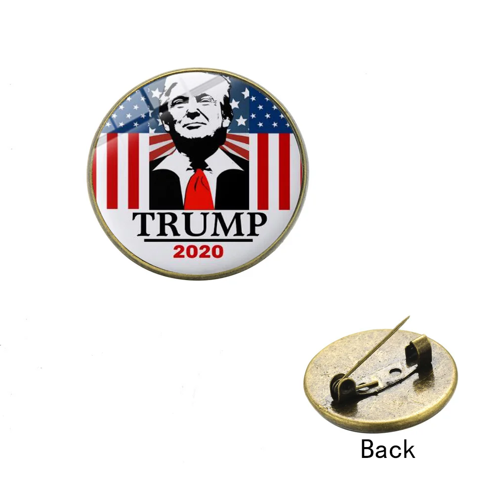 SIAN 2019 новая брошь Trump 2020 делает Америку снова большой Дональд Трамп для США