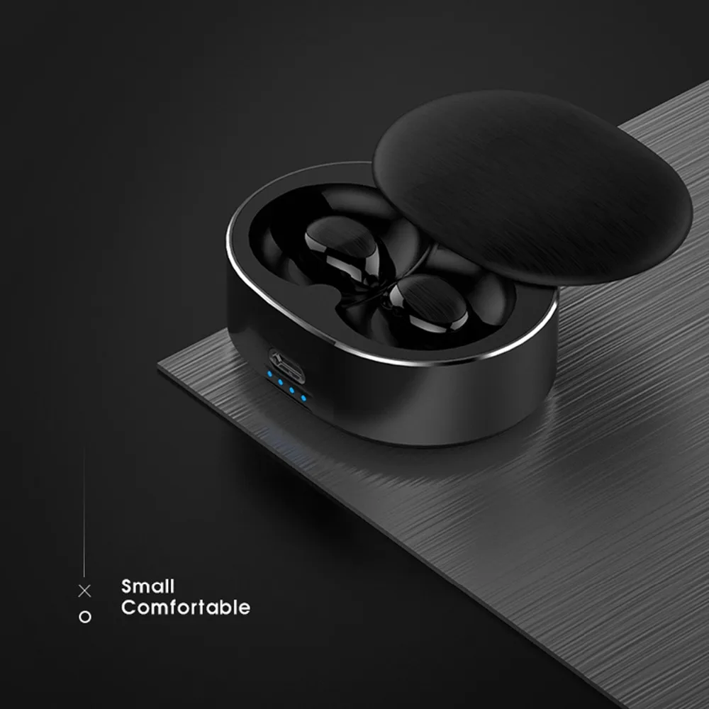 FooHee наушники вкладыши TWS с Беспроводной Bluetooth со светодиодными огнями двойными