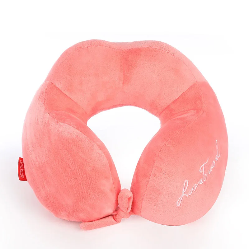 P Neck Pillow Мультяшная u-образная подушка для шеи, шейный защита, подушка для офисного самолета, подушка для шеи, переносная подушка для шеи, аксессуары для путешествий - Цвет: P Neck Pillow