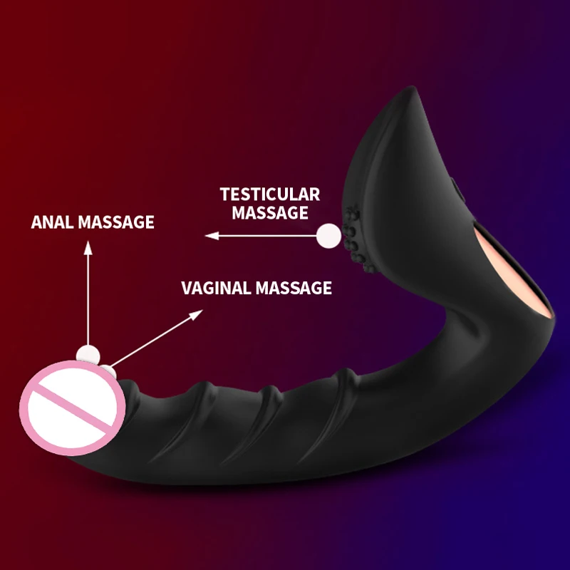 Remote control vibrating Prostate Massager Scrotum stimulator Finger shape Vibrator Anal plug male Masturbator Sex Toys For Men |