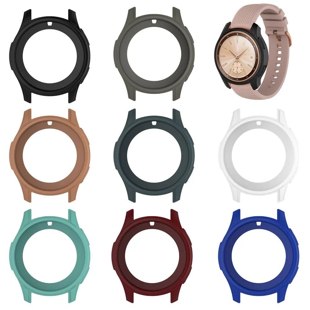 XBERSTAR защитный часы в силиконовом корпусе чехол Обложка для Samsung Galaxy Watch 42mmSM R810 SM R815