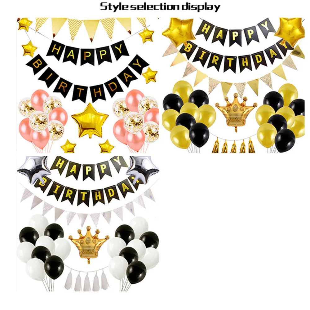 1 Набор 12 дюймовые шары с золотыми конфетти надувной детский душ воздушный шар
