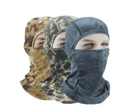 Полицейская черная тактическая экипировка Велосипедная маска Камуфляжный