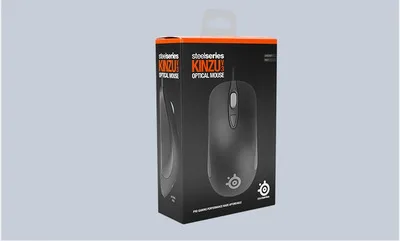 Черный Бренд! Steelseries KINZU V3 оптическая игровая проводная мышь мыши 4 кнопки черный и белый(без коробки - Цвет: Черный