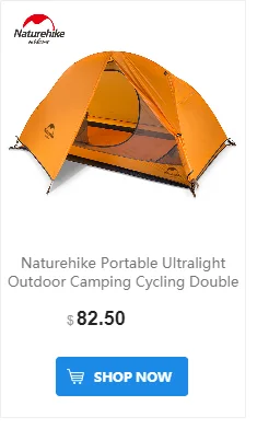 Naturehike Однослойная 20D силиконовая нейлоновая ткань 5-8 человек большие праздничные шатры беседка для отдыха на природе семьи кемпинга путешествия пикника