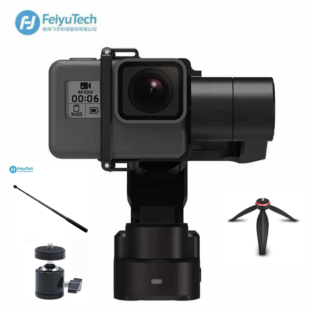 Водонепроницаемый 3-осевой стабилизатор FeiyuTech WG2X Feiyu переносной шарнирный для Gopro