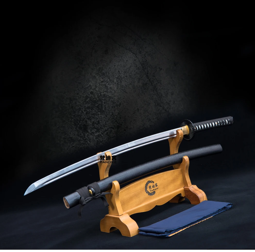 HANDMADE JAPANESE SAMURAI KATANA SWORD CARBON STEEL FULL TANG SHARP Carbon Steel Wakizashi Samurai Katana Sword