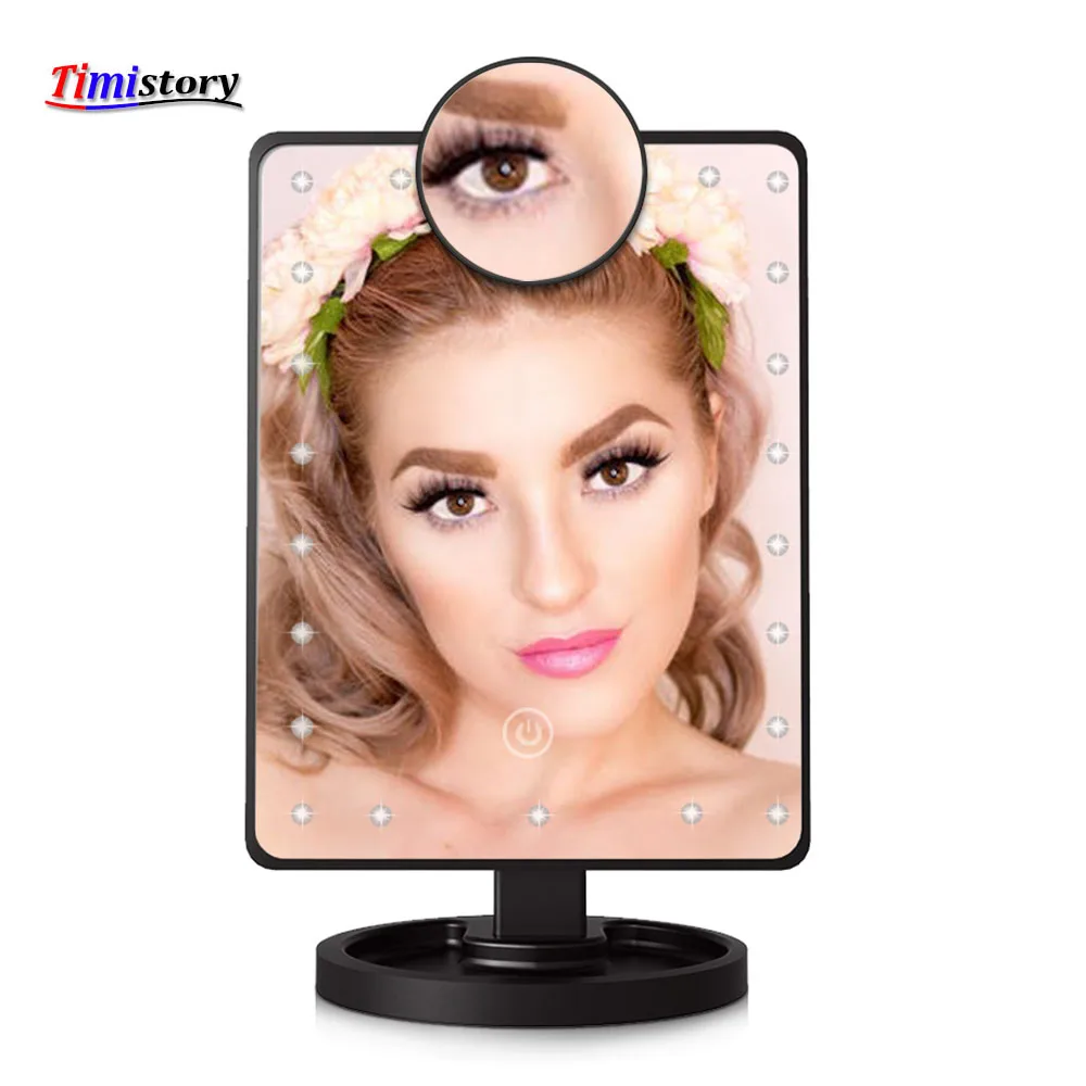 Светодиодный Профессиональный зеркала с подсветкой для макияжа светодиодный