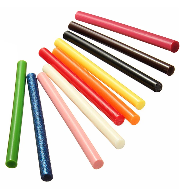 

High Quality 10PCS 7mm Vintage Sealing Mix Glue Wax Stick Melting Gun Envelope Invitation Stamp 7 x 100mm Best Price