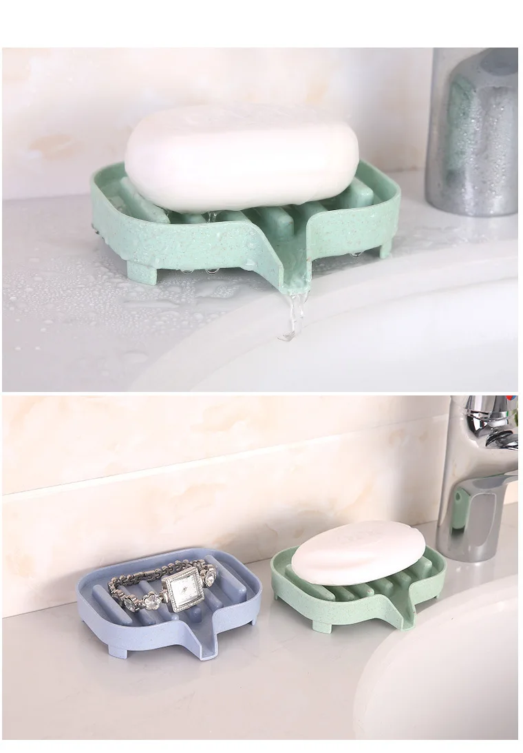 Слив ванной мыльница с желобками для слива воды коробка для хранения кухня ванна губка для хранения чашки стойки мыло держатель мыло Чехол Контейнер