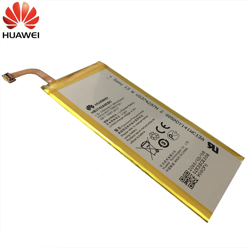 huawei телефон Батарея HB3742A0EBC для huawei Ascend P6 G6 G621 TL00 G620 C8817D H30 C00 замены батареи 2000 mAh