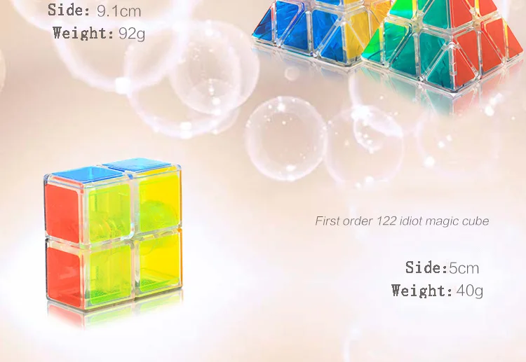 Бренд Z-cube, новинка, 3*3, прозрачный скоростной магический куб, 3x3x3, без наклеек, кубик-головоломка, 4x4x4/Пирамида/2x2x2, игрушка для детей