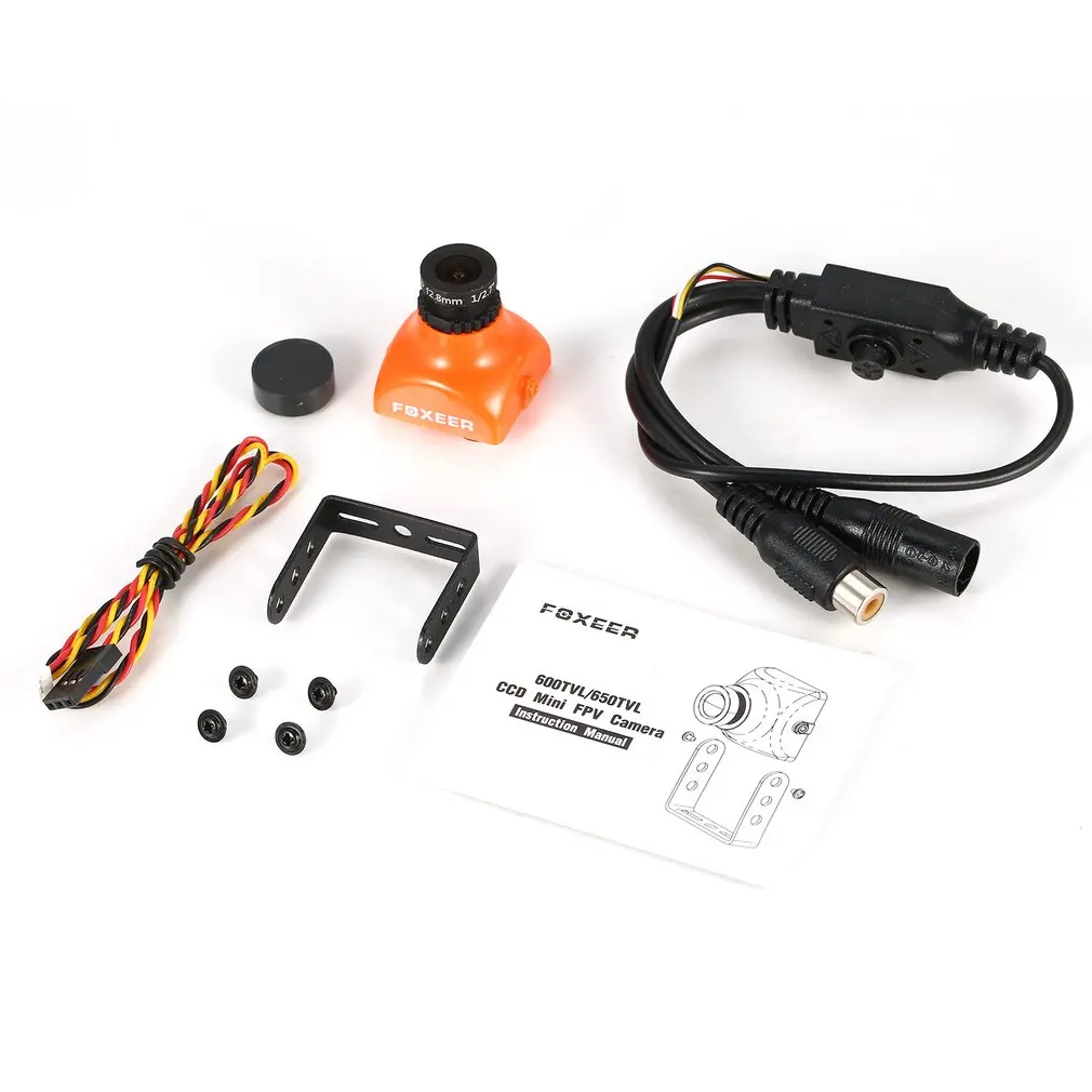 Foxeer XAT600M/ARROW 600TVL PAL CCD Мини FPV камера Cam с 2 8 мм объективом OSD меню подсветка ИК блок