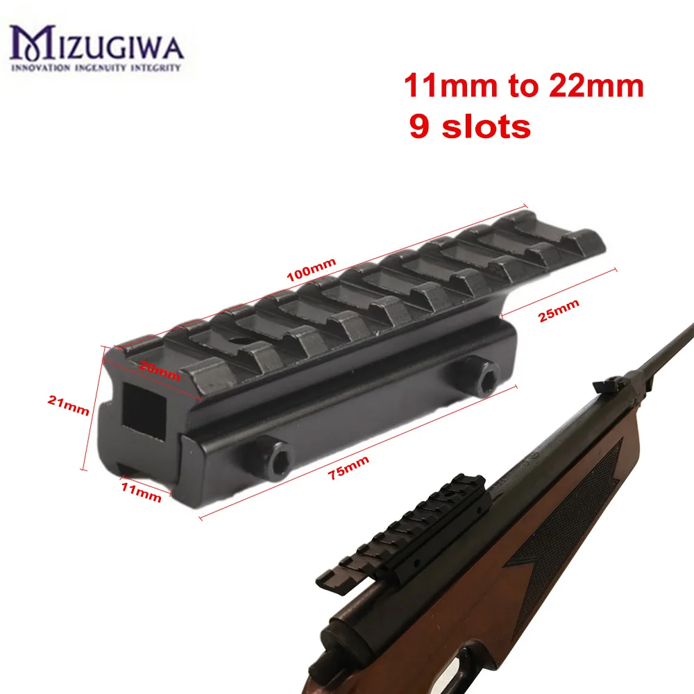 10 см крепление из алюминиевого сплава для охотничьей винтовки Airgun от 11 мм до 20