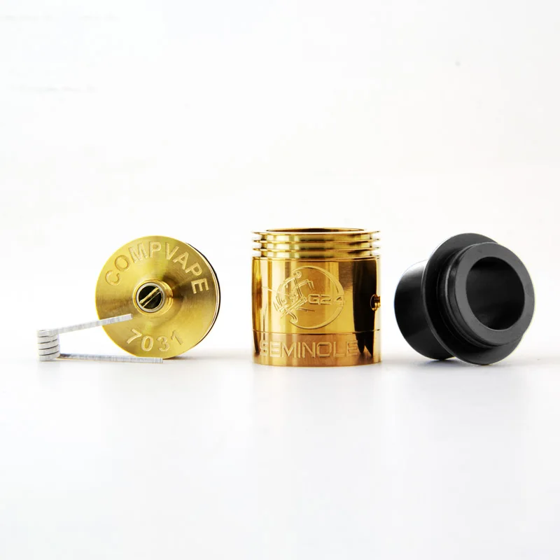 Augvape семинолов G24 RDA танк 24 мм Диаметр 6 глубиной сок хорошо 4 х Post отверстия
