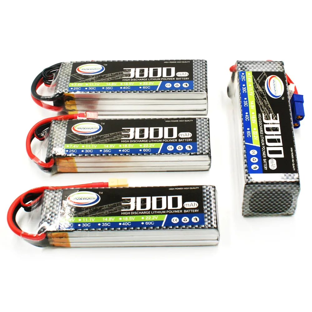 

Lipo Battery 22.2V 6S 3000mAh 25C For RC Quadcopter Drone Aircraft Airplane Helicopter Car Remote Control Toys Lithium Battery