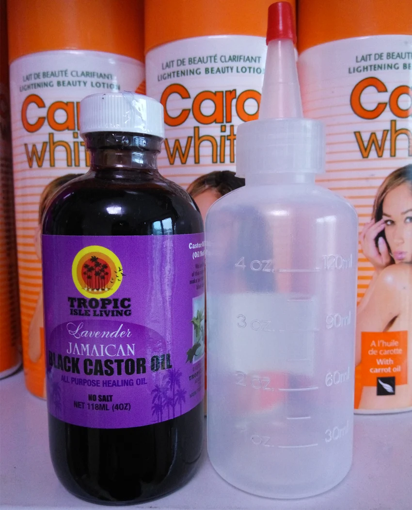 Тропическое Лавандовое Ямайское черное касторовое масло 4 унции (бесплатная