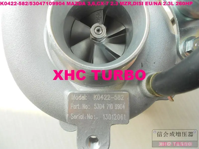 Новый K0422 582/53047109904 Турбокомпрессор Для MAZDA 3 6 CX 7 2 MZR DISI ЕС/NA 2.3L 260HP 2005 |turbocharger