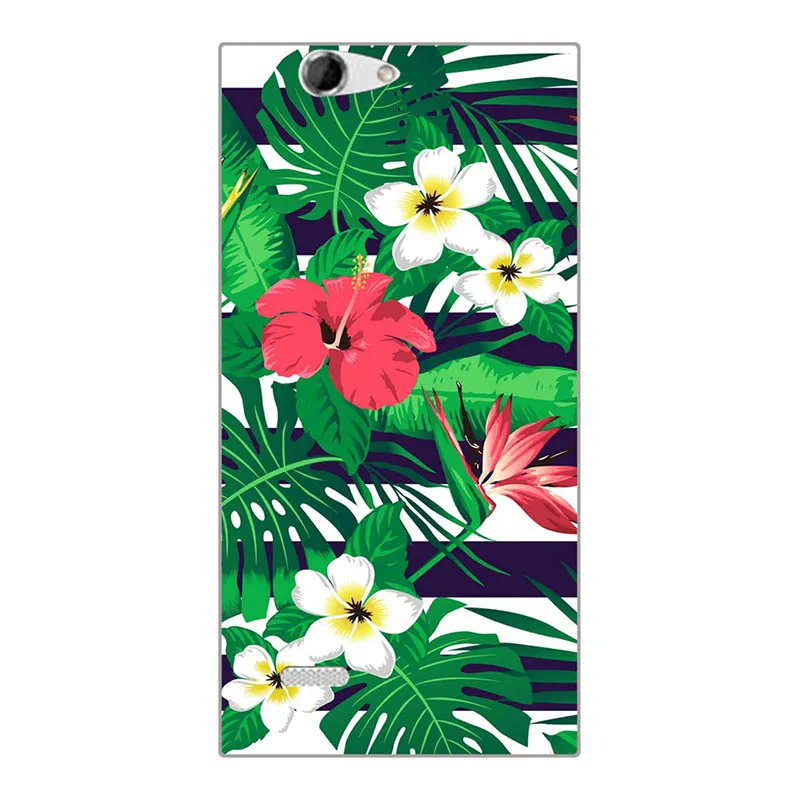 Cute Cartoon Soft Silicone Case For Coque ZTE Blade L2 Flower Colorful Printing Back Cover Capa | Мобильные телефоны и