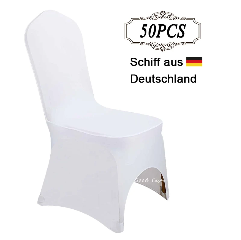Отправка из Германии 50 шт. универсальные эластичные чехлы на стулья полиэстера и