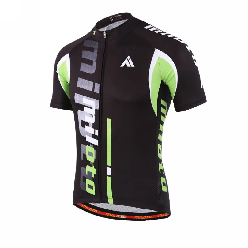 MILOTO Team Велоспорт Джерси дышащая Ropa Ciclismo мужская Топ велосипед с коротким рукавом