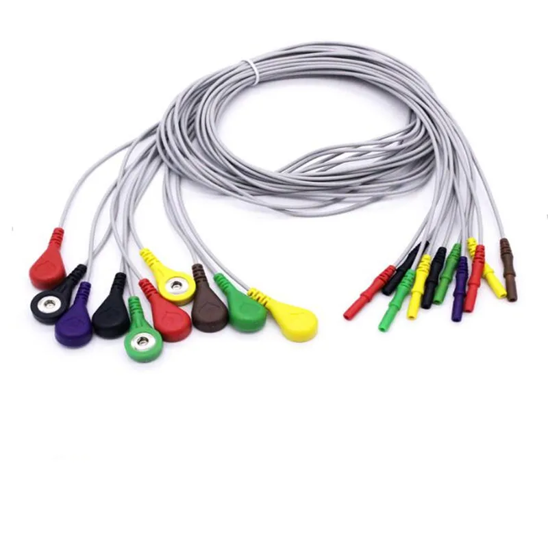 Holter Recorder ECG Patient Cable и leadwires 10 используется для Machine медицинский кабель|cable pc portable